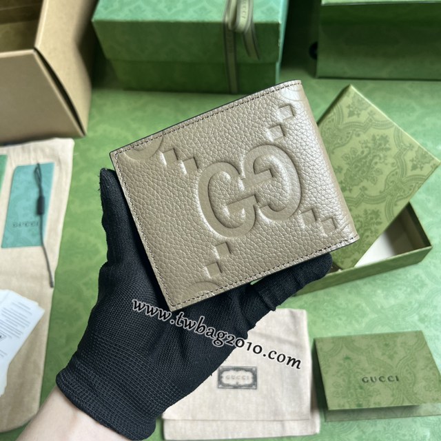 gucci專櫃新款原廠皮錢包錢夾 古馳GG印花壓紋男士短夾錢包 jcp1535